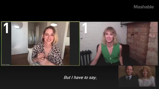 'Happiest Season' stars Kristen Stewart and Mackenzie Davis test their movie couple knowledge