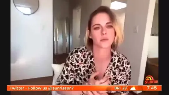 Kristen Stewart, Mary Steenburgen, Mackenzie Davis and Alison Brie interview for on 'Sunrise' (Australia)