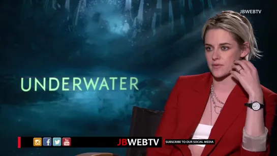 Kristen Stewart talks about Underwater (2020) - Behind The Scenes