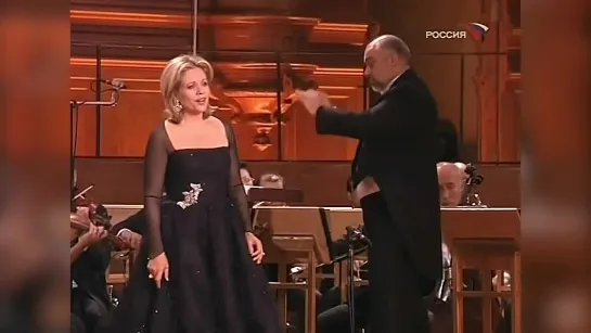 Renée Fleming and Dmitri Hvorostovsky in Moscow, 2006. В Большом зале Московской консерватории