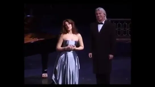 Dmitri Hvorostovsky^Angela Gheorghiu and Antonio Pappano, in recital at the Royal Opera House in Covent Garden London