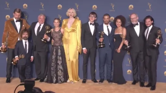 Emmy 2018 / Фотоколл каста «Игры престолов» семидесятой телевизионной премии «Эмми»