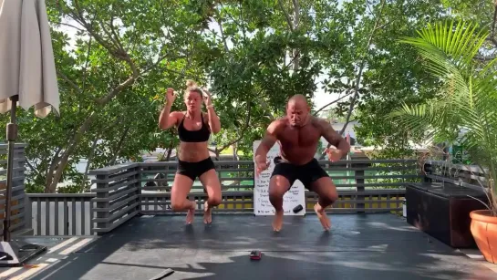 Maggie Grindatti & Roberto Cyborg Abreu -  BJJ Live Home Workout