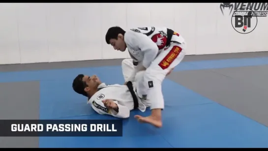 Joao Miyao - guard pass drill 1 #bjf_drills