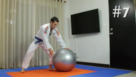 Stability ball drills for jiu jitsu #bjf_drills