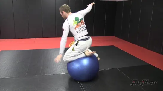 Jeff Glover, Stability Ball Work Top  Jiu-Jitsu Magazine, Issue 24 #bjf_drills