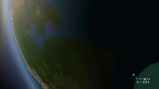 Animated map of what Earth would look like if all the ice melted.