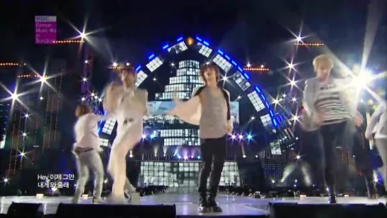 120407 Korean Music Wave in Bangkok Live @ SHINee - Sorry Sorry (Super Junior cover)