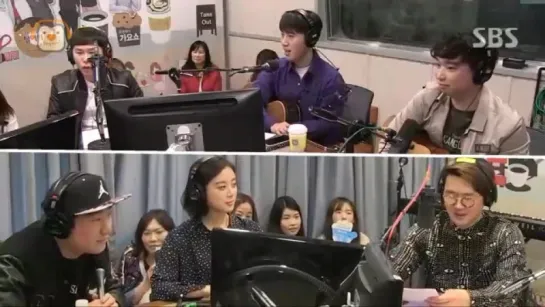 160414 Bernard Park + Hyerim @  SBS LOVE FM "Yoon Hyung Bin & Yang Se Hyung's Two Man Show"