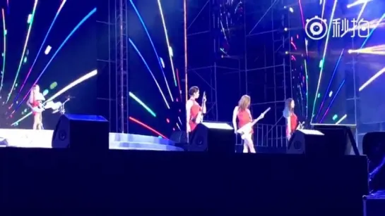 151011 Wonder Girls - I Feel You @  Jiu Jiu Ai Sino-Korean All-Star concert