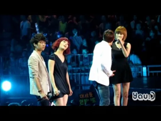 [FANCAM] 120623 Yeeun, Sunye & Sunggyu, Woohyun - One Summer Night