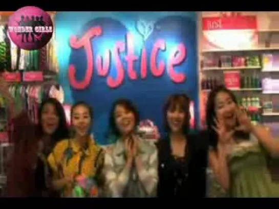 Wonder Girls Promotes For Justice Stores