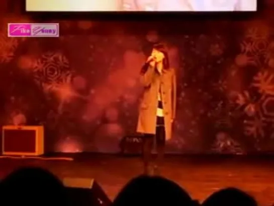 110204 Wonder Girls Sunye  Sings Live Maybe (Dream High OST) At IN2 Church