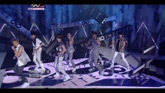 INFINITE - Amazing + Be Mine - ComeBack Stage(Music Bank)