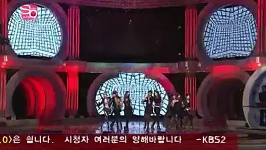 46th Baeksang Arts Awards - Yoona Cut + SNSD Performance [03.26.10] (en)