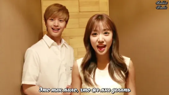 [FSG Baddest Females] Kim NamJoo(Apink) & Yook SungJae(BTOB) - Photograph (рус.саб)