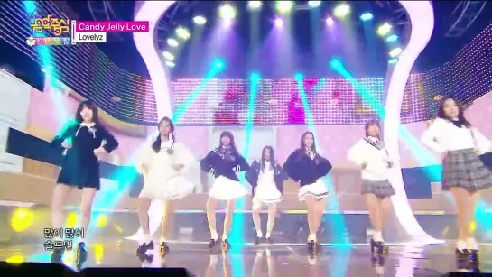 150103 LOVELYZ - Candy Jelly Love @ Music Core