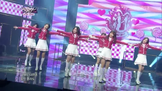 141205 Lovelyz (러블리즈) - Candy Jelly Love @ Music Bank