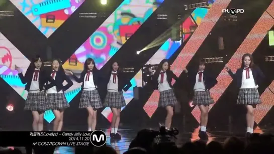 [MPD/직캠] 141120 러블리즈(Lovelyz) - Candy Jelly Love