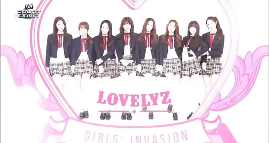 Lovelyz - Like yesterday Goodnight @ M!Countdown