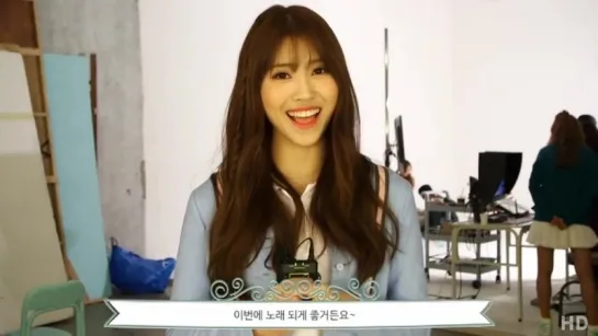 151207 Lovelyz Photoshoot Making Interview + Greeting Message for Naver Music