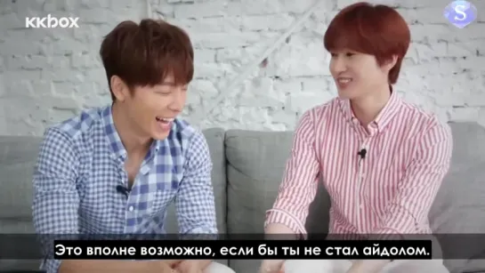 [Sapphire SubTeam] 150703 Интервью KKBOX Taiwan - D&E (рус.саб)