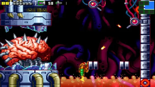 Metroid 2x48 Encontrandose con Mother Brain - Destruyendo Tourian