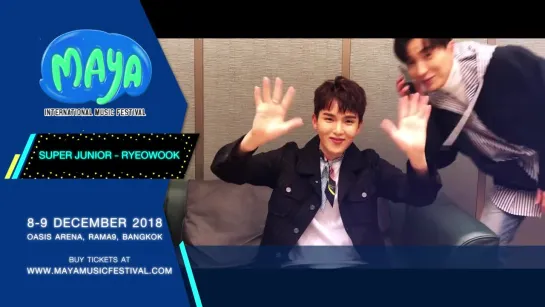 Ryeowook for MAYA Music Festival