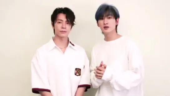 [HQ VID] 180719 SJ_NEWS_JP Twitter Update - Eunhyuk Donghae are so stunning in white_ Cr@SJ_NEWS_JP