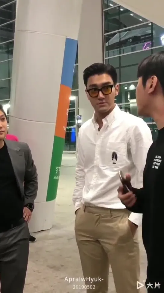 190502 ICN Siwon 시원 [ApralwHyukhae-] stay cool handsome