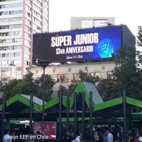 13th anniversary of Super Junior. With love from all ELF of Chile