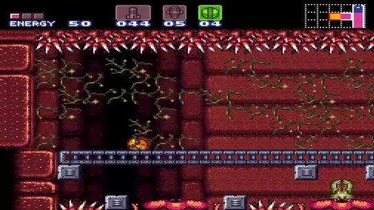 Metroid 11x10 SNES Super Metroid 15. Explorando Brinstar