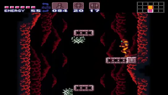 Metroid 11x18 SNES Super Metroid 23. Explorando Norfair