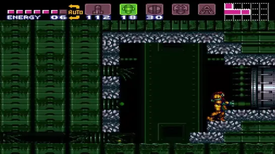 Metroid 11x23 SNES Super Metroid 28. Explorando Crateria - entrando a la nave abandonada