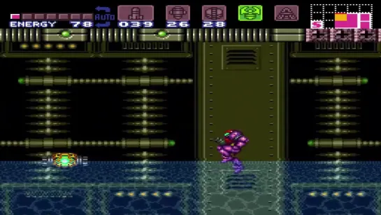 Metroid 11x25 SNES Super Metroid 30. Explorando Crateria - entrando a la nave abandonada