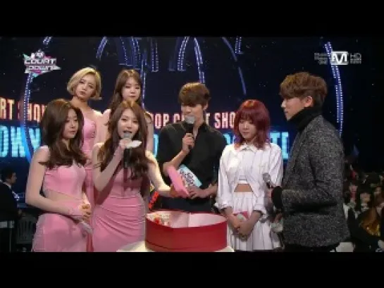 [INT] 13.02.14 Girl's day & Soyou & Jung Go Gi - Interview @ M.Net M!Countdown