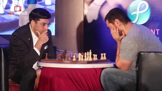 Шахматная партия. Aamir Khan vs Viswanathan Anand - Chess Match