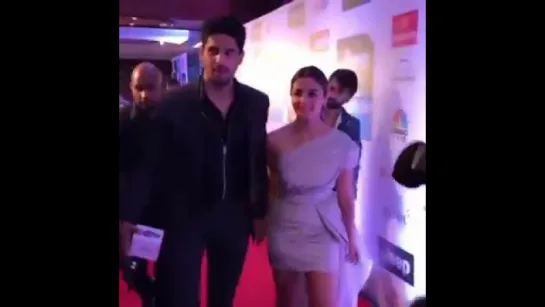 Sidharth-Alia at HT Most Stylish Awards 2017