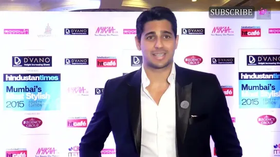 Sidharth Malhotra | HT Most Stylish Awards 2015