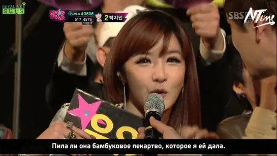 [ШОУ] 2NE1 & Gummy @ cut K-POP STAR (русс. саб)