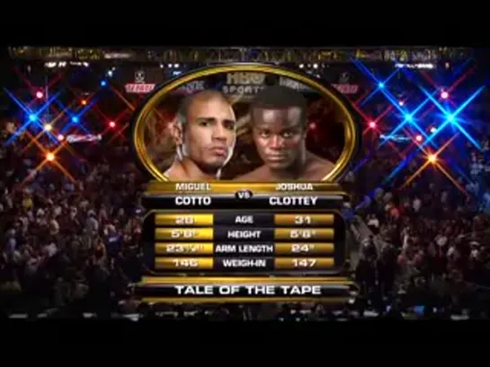 Miguel Angel Cotto vs Joshua Clottey