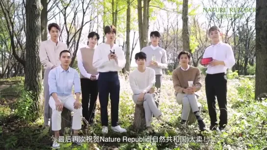 [COMMERCIAL] 190418 EXO @ Nature Republic Weibo Update