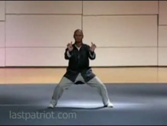 Gordon Liu at the Greater Hartford Wushu Tournament Demo