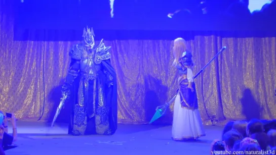 Сosplay: Arthas,Jaina - World of Warcraft (performance)