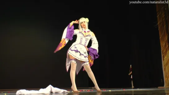 #Косплей : Kamelya – Emilia (Re: Zero kara Hajimeru Isekai Seikatsu – /AkiCon 2016/