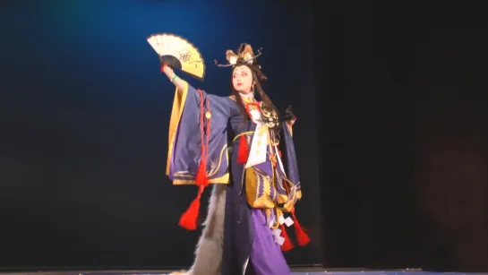 Game-дефиле: Tamamo no Mae (Onmyoji) - Len Munechika /AkiCon 2018/