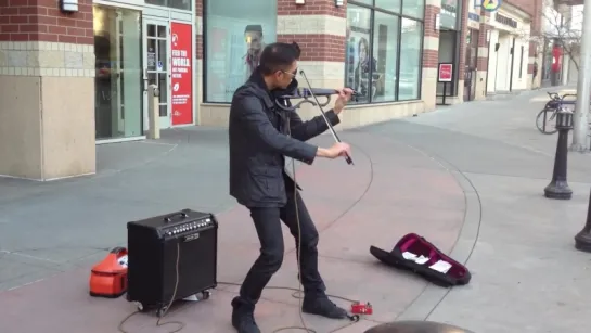 Downtown Spokane Street Musician Bryson Andres