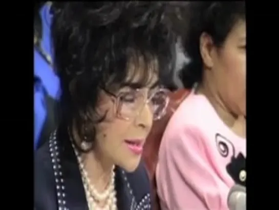 Elizabeth Taylor Testifying Before Congress