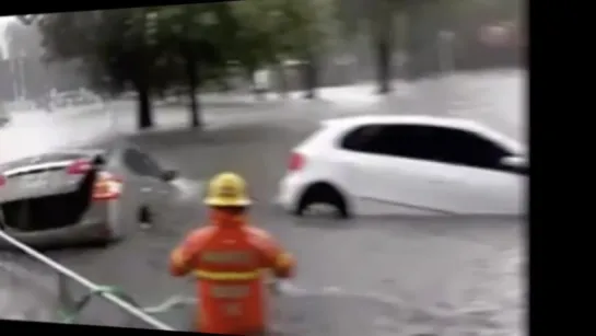 Cars Floating⁄BIG Hail Pounds - Wild weather the NEW Norm - Mother Nature on a ROLL!