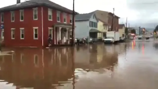 Flooding in Middletown following storm